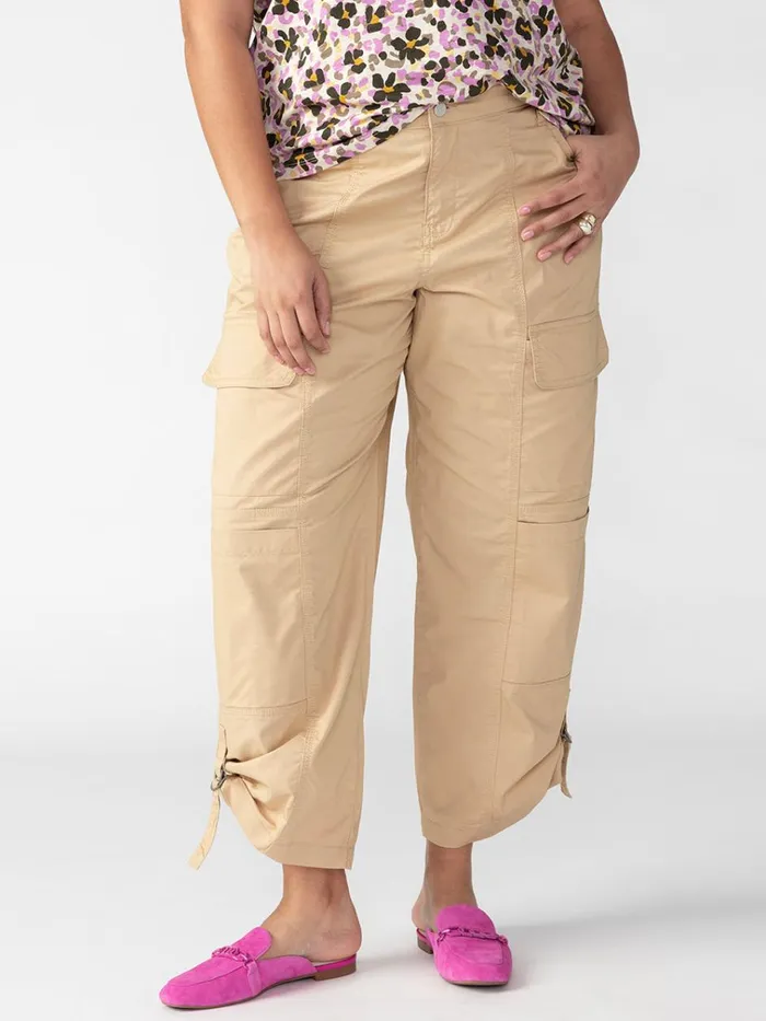 Cali Cargo Standard Rise Pant True Khaki Inclusive Collection Women Sanctuary Clothing Pants