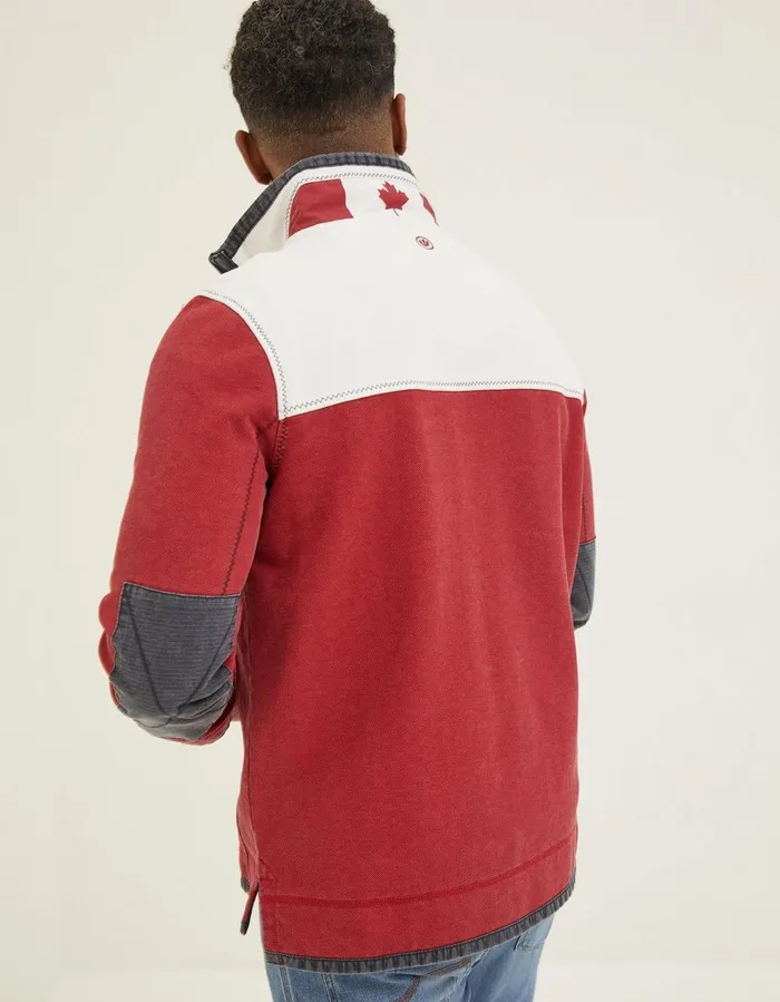 Canada Airlie Sweatshirt Bright Red Men FatFace Sweatshirts and Hoodies