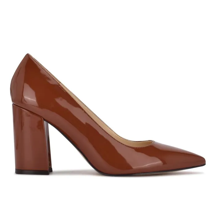 Cara Dress Pumps Brownclear Women Nine West Heels