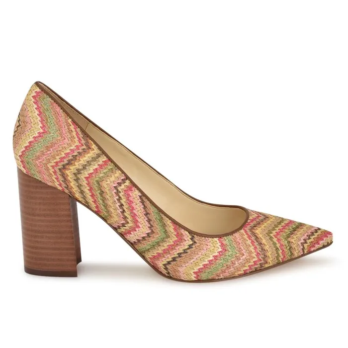 Cara Dress Pumps Toasted Rose Patent Women Nine West Heels