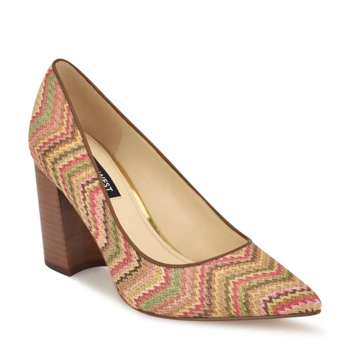 Cara Dress Pumps Toasted Rose Patent Women Nine West Heels