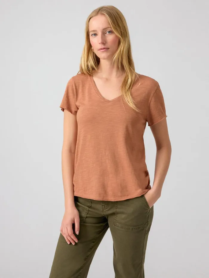 Carefree Tee Mocha Mousse Women Sanctuary Clothing Tees and Tops