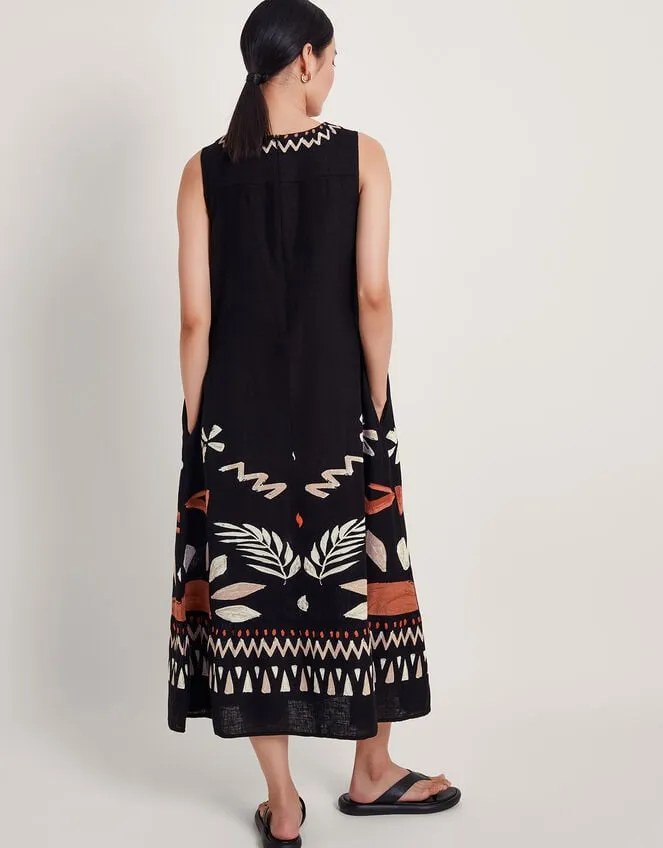 Carlotta Midi Dress Black Women Monsoon Dresses