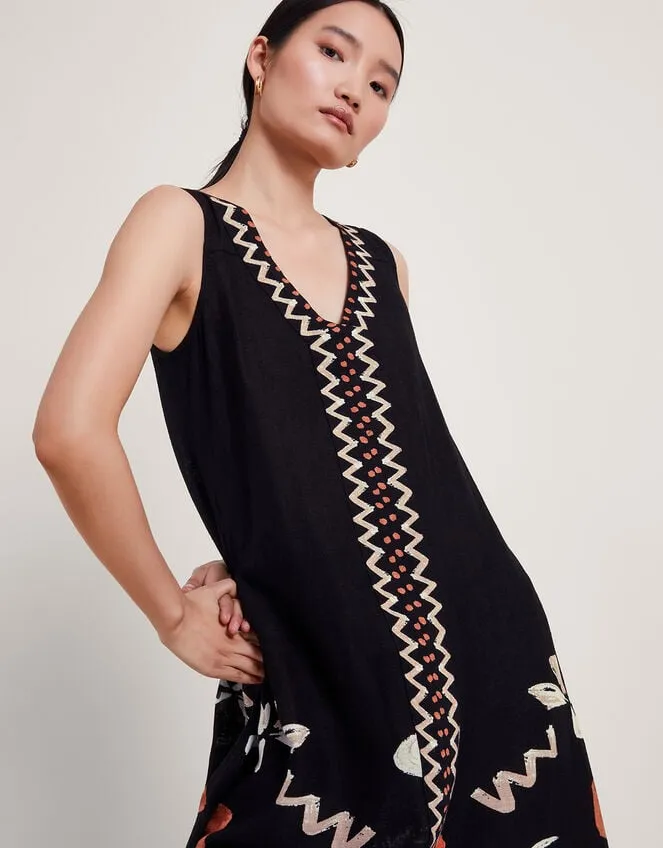 Carlotta Midi Dress Black Women Monsoon Dresses