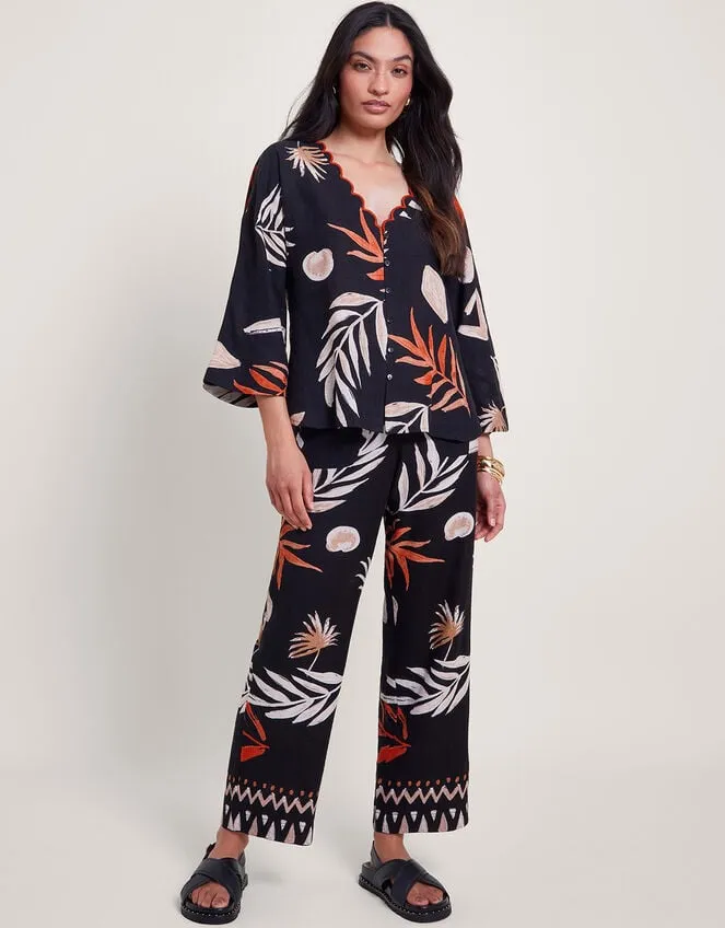 Carlotta Print Top Black Women Monsoon Tops and Blouses