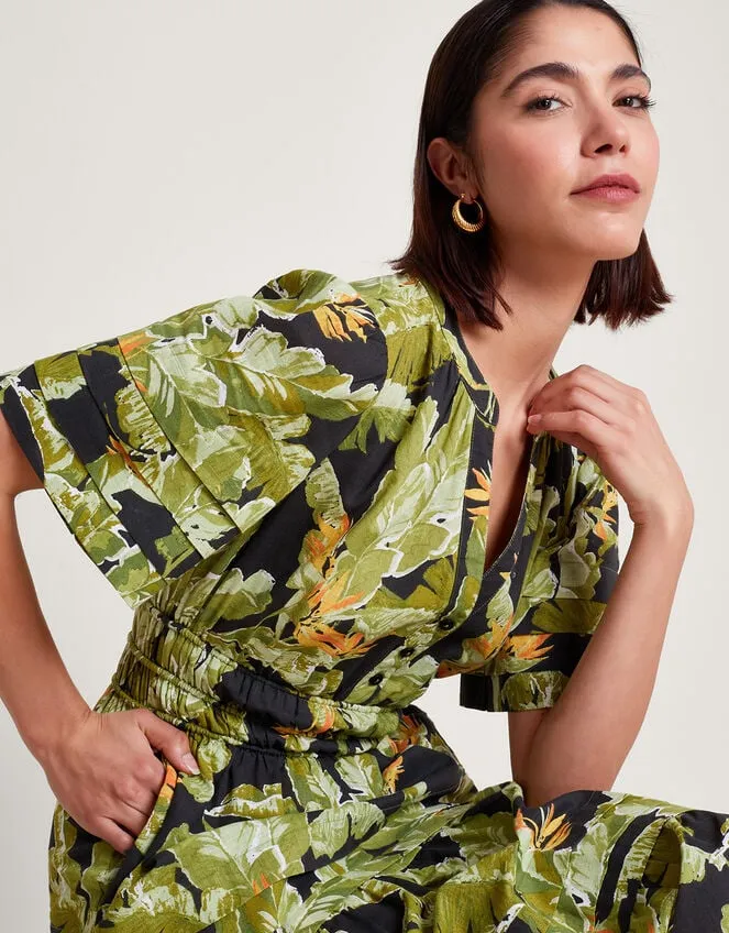 Carmina Print Dress Black Women Monsoon Dresses