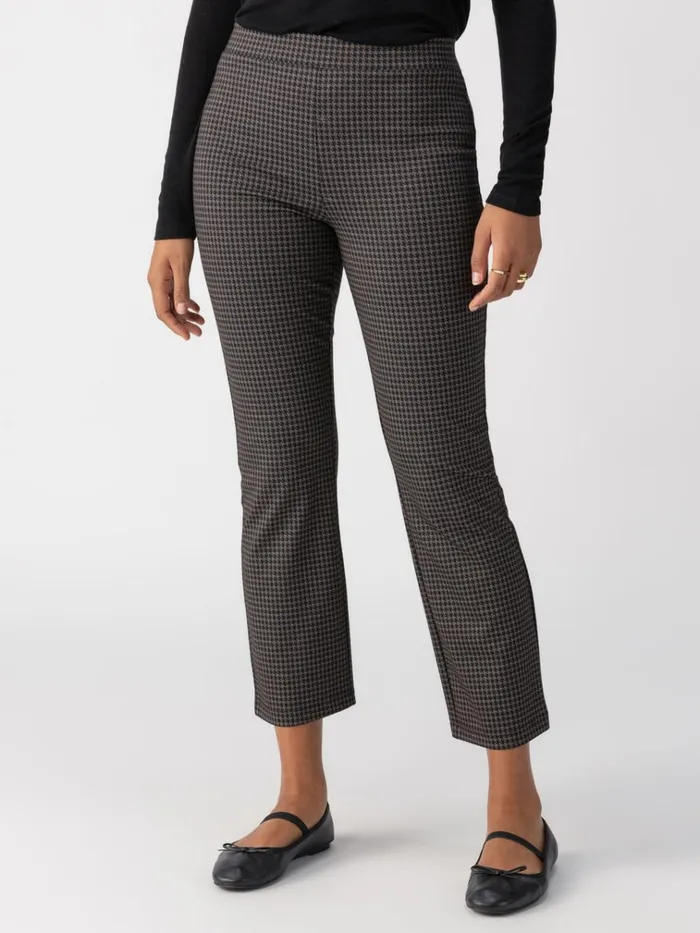 Carnaby Kick Crop SemiHigh Rise Legging Shadow Check Women Sanctuary Clothing Pants