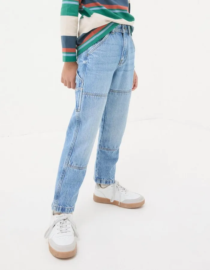 Carpenter Jeans Light Denim Blue Boys FatFace Jeans Trousers and Joggers