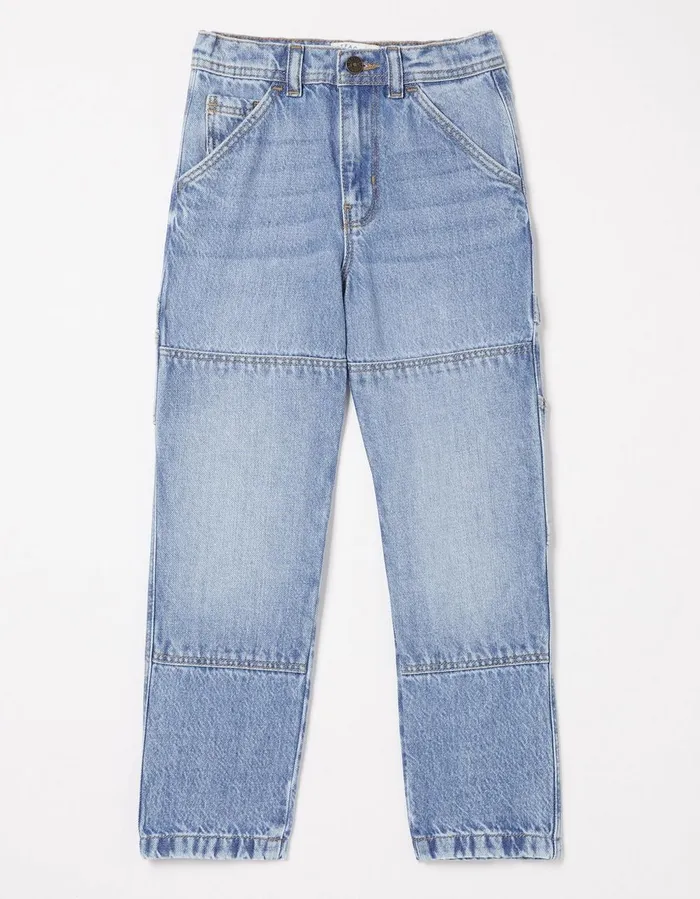 Carpenter Jeans Light Denim Blue Boys FatFace Jeans Trousers and Joggers