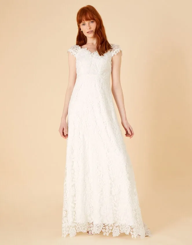 Cassandra Lace Bridal Maxi Dress Ivory Women Monsoon Dresses