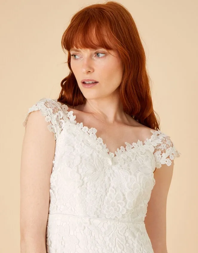 Cassandra Lace Bridal Maxi Dress Ivory Women Monsoon Dresses