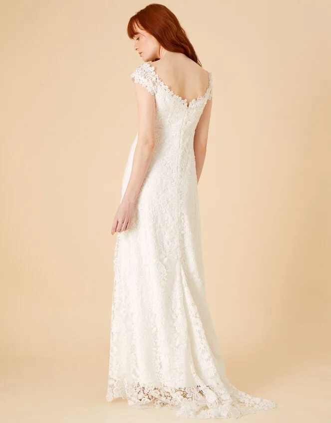 Cassandra Lace Bridal Maxi Dress Ivory Women Monsoon Dresses