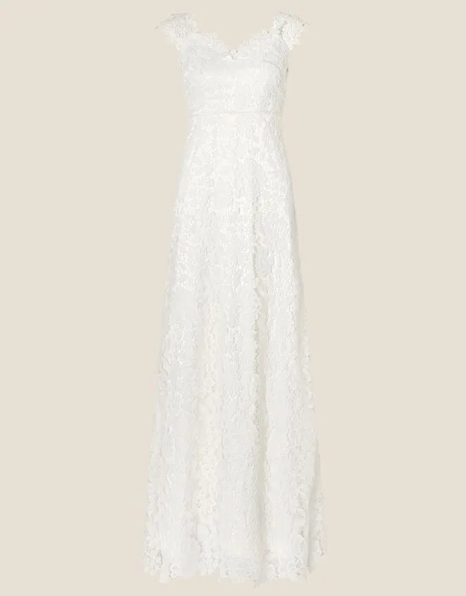 Cassandra Lace Bridal Maxi Dress Ivory Women Monsoon Dresses
