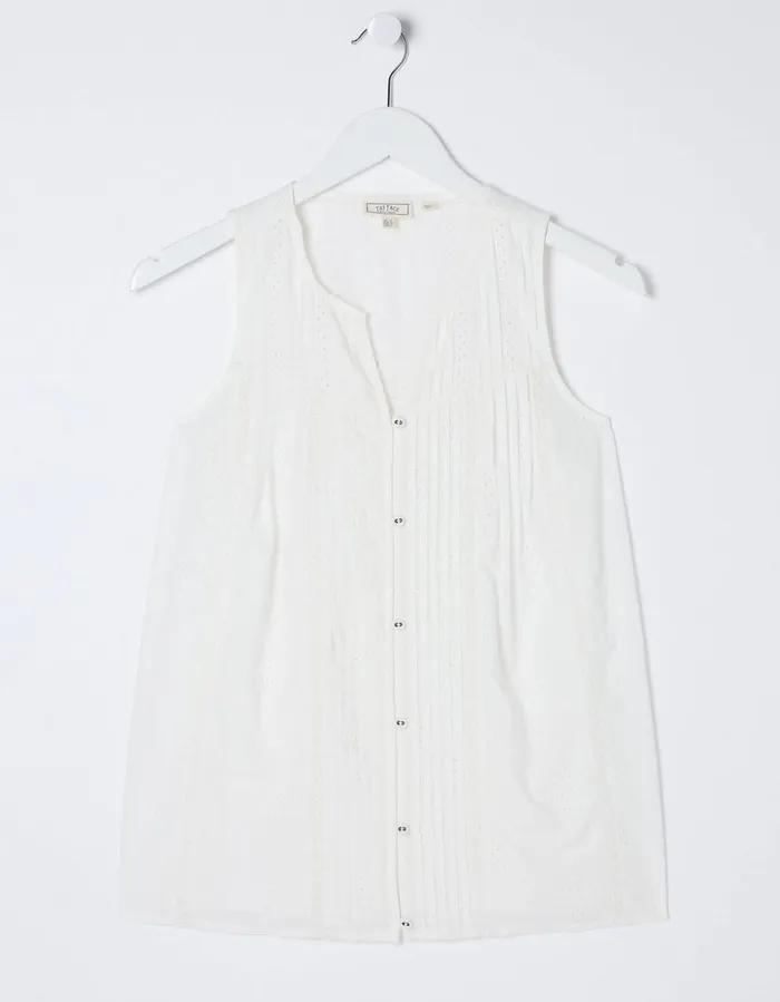 Cassie Cami Off White Women FatFace Shirts and Blouses