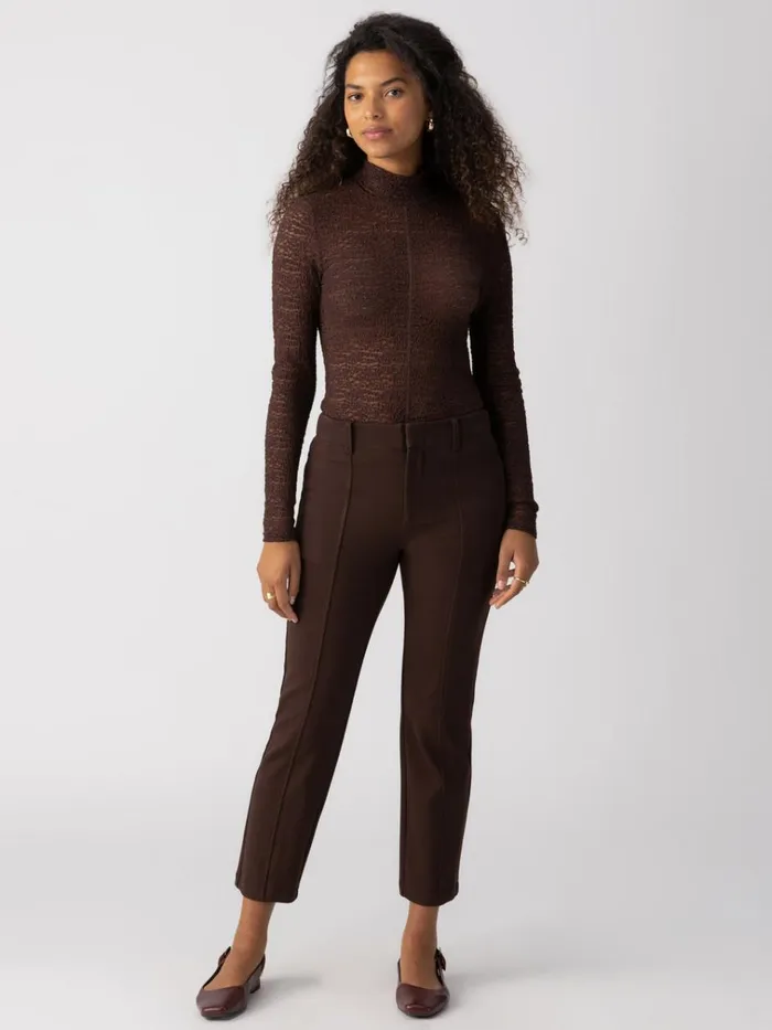 Cassie SemiHigh Rise Legging Coffee Women Sanctuary Clothing Pants
