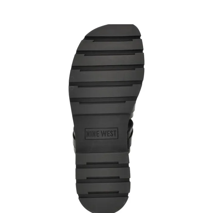 Cazz Fisherman Slide Sandals Black Women Nine West Sandals