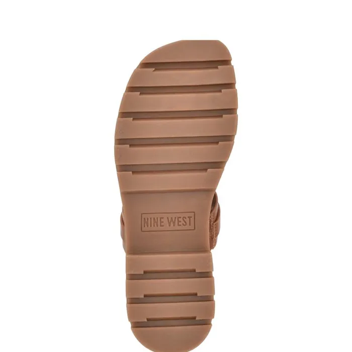 Cazz Fisherman Slide Sandals Brown Women Nine West Sandals
