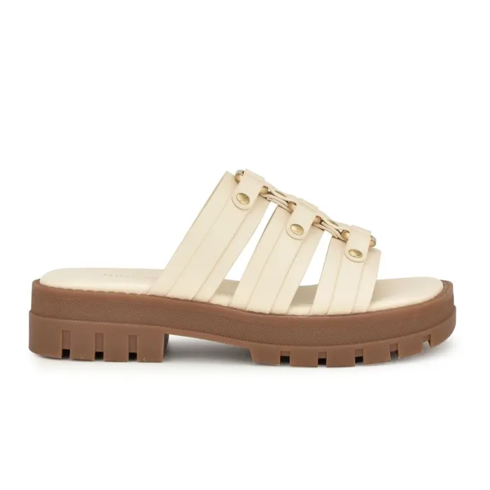 Cazz Fisherman Slide Sandals Ivory Women Nine West Sandals