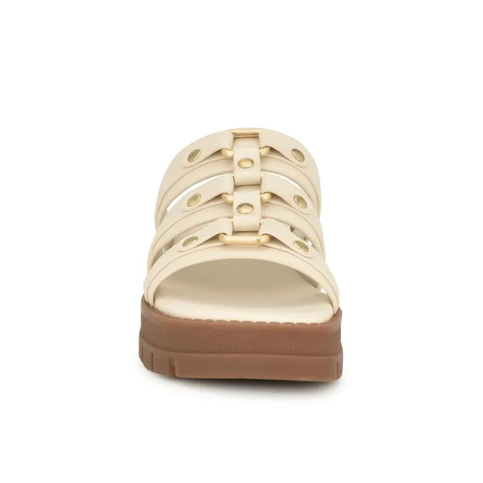Cazz Fisherman Slide Sandals Ivory Women Nine West Sandals
