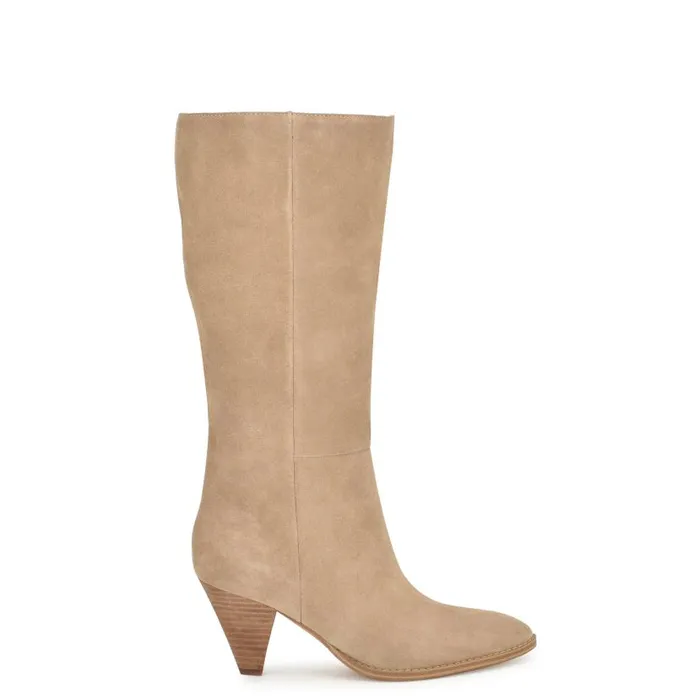 Ceynote Dress Boots Taupe Women Nine West Boots and Booties