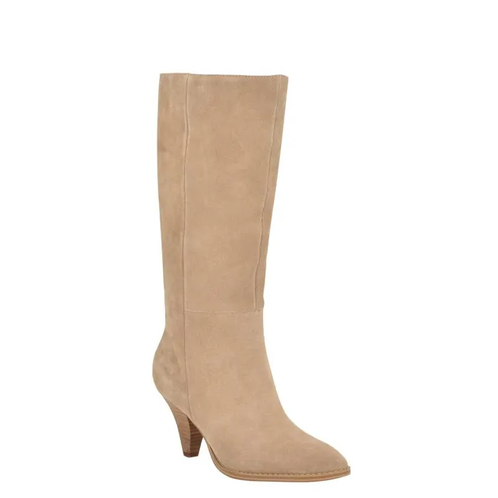 Ceynote Dress Boots Taupe Women Nine West Boots and Booties