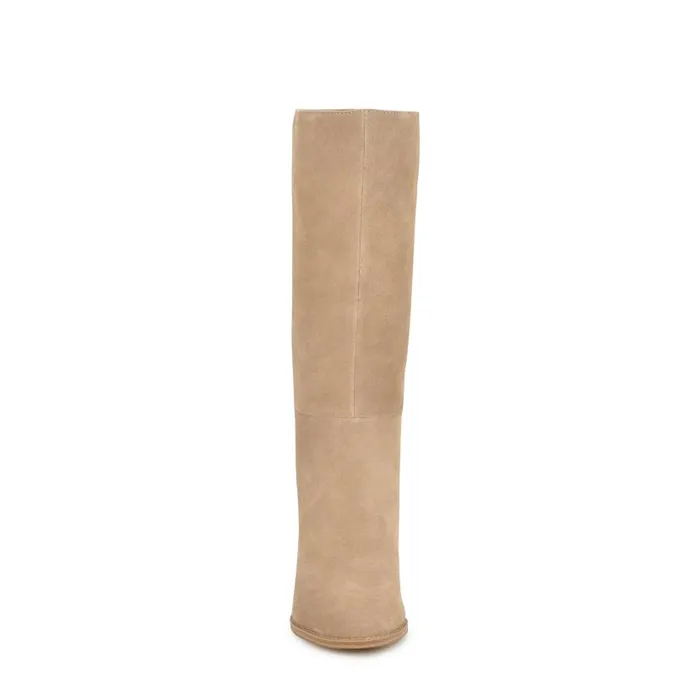 Ceynote Dress Boots Taupe Women Nine West Boots and Booties
