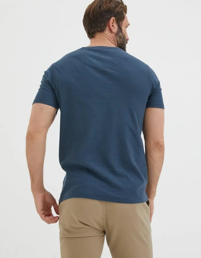 Chest Stripe TShirt Navy Men FatFace TShirts