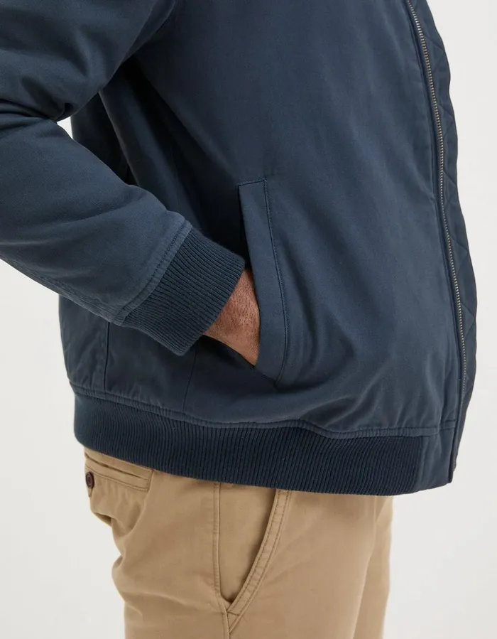 Chester Bomber Jacket Navy Men FatFace Coats and Jackets