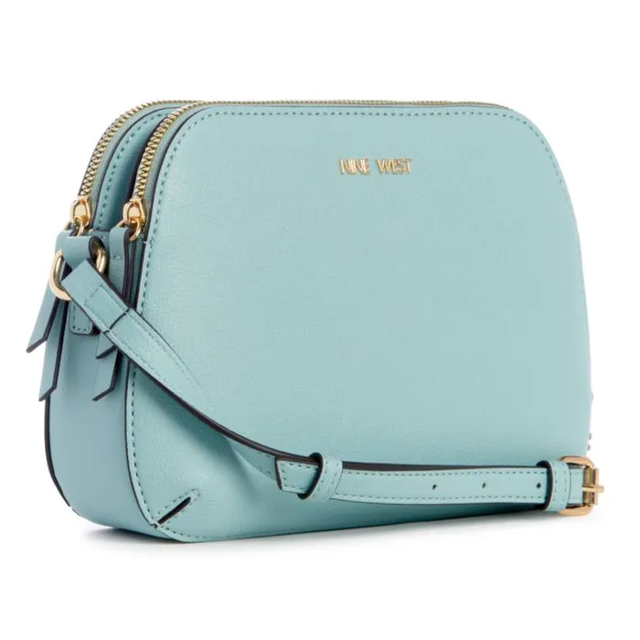 Cibrina Mini Dome Crossbody Pale Aqua WomenMen Nine West Crossbody