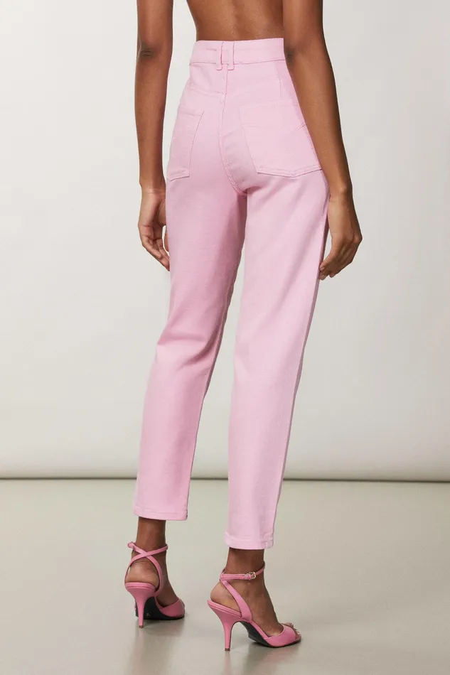 Cigarette Women Patrizia Pepe HighWaisted Cigarette Pants Fresh Pink