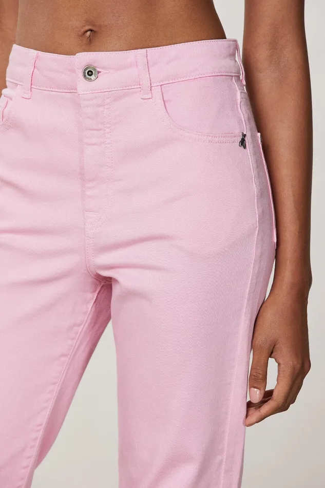 Cigarette Women Patrizia Pepe HighWaisted Cigarette Pants Fresh Pink