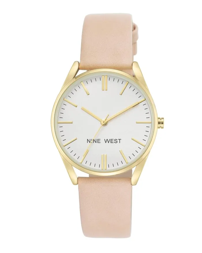 Classic Strap Watch Pink WomenMen Nine West Watches