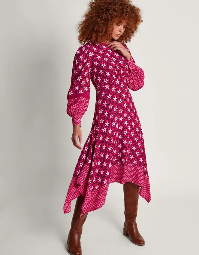 Clover Floral Dress Pink Women Monsoon Dresses