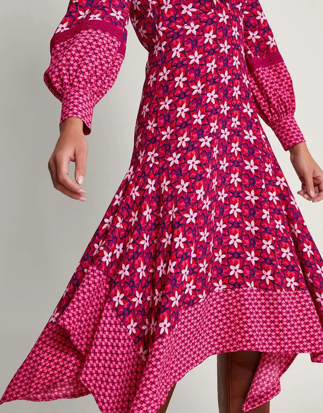 Clover Floral Dress Pink Women Monsoon Dresses