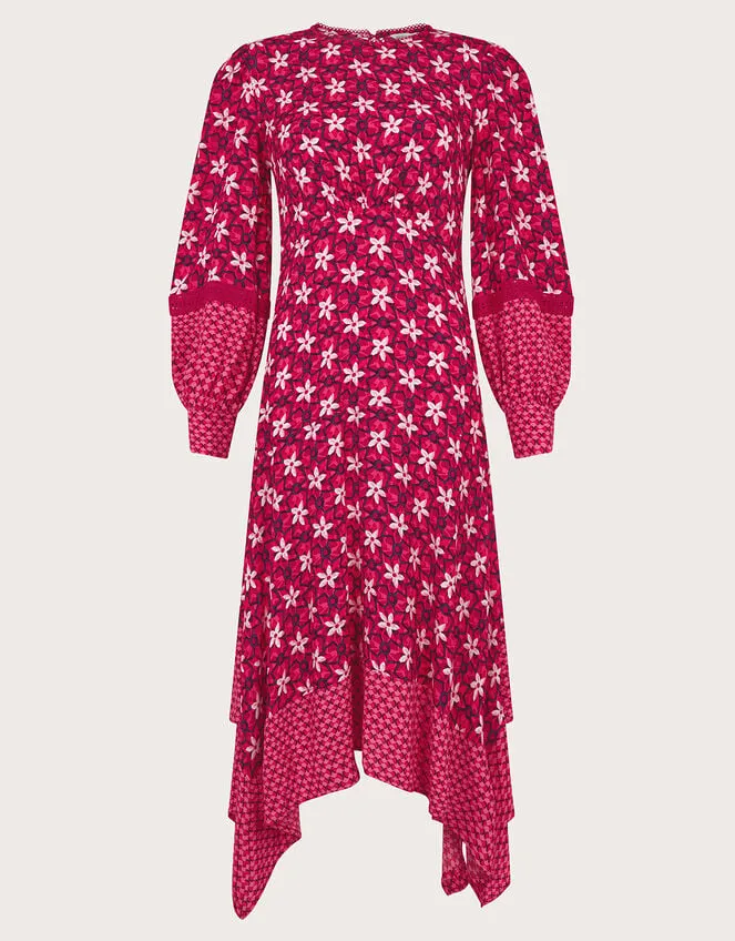 Clover Floral Dress Pink Women Monsoon Dresses