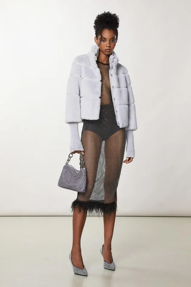 Coats Women Patrizia Pepe Short Soft Jacket Eldorado White