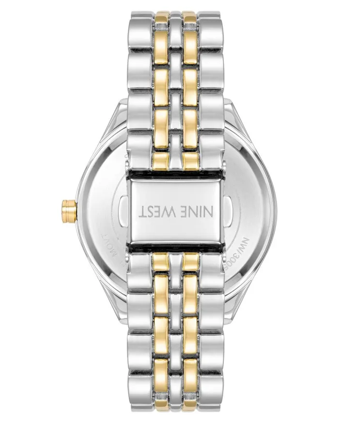 Coin Edge Bezel Watch Twotone WomenMen Nine West Watches