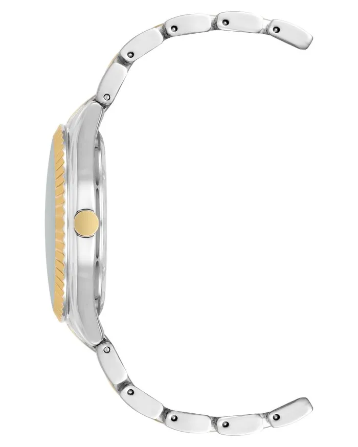 Coin Edge Bezel Watch Twotone WomenMen Nine West Watches