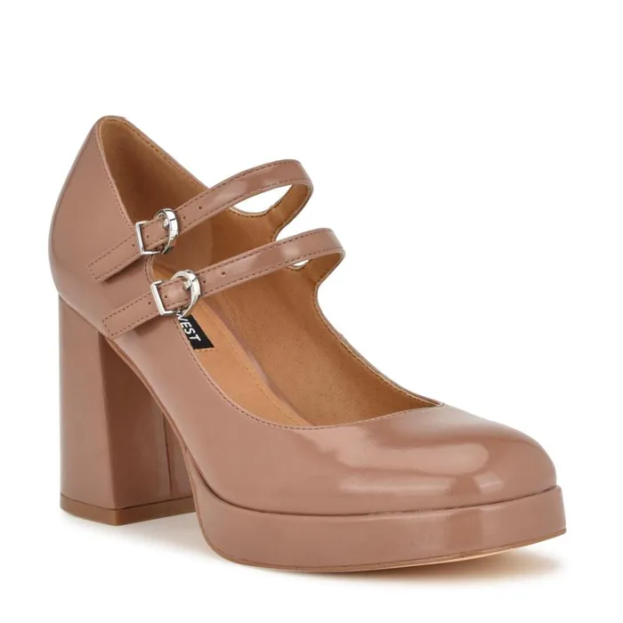 Colas Dress Pumps Medium Natural Women Nine West Heels