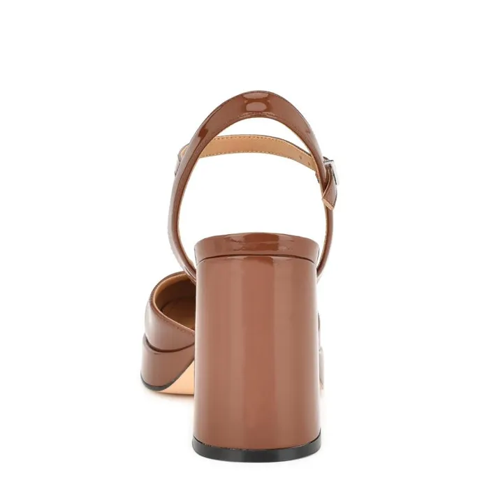 Colot Dress Pumps Dark Brown Women Nine West Heels