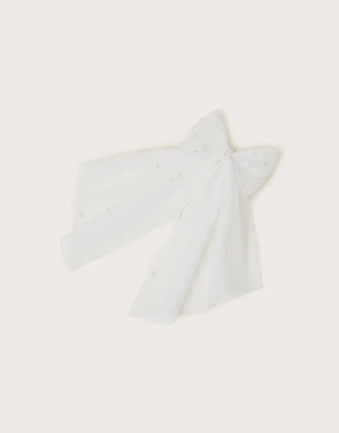 Communion Pearl Hair Bow Children Monsoon Girls039 Hair Accessories