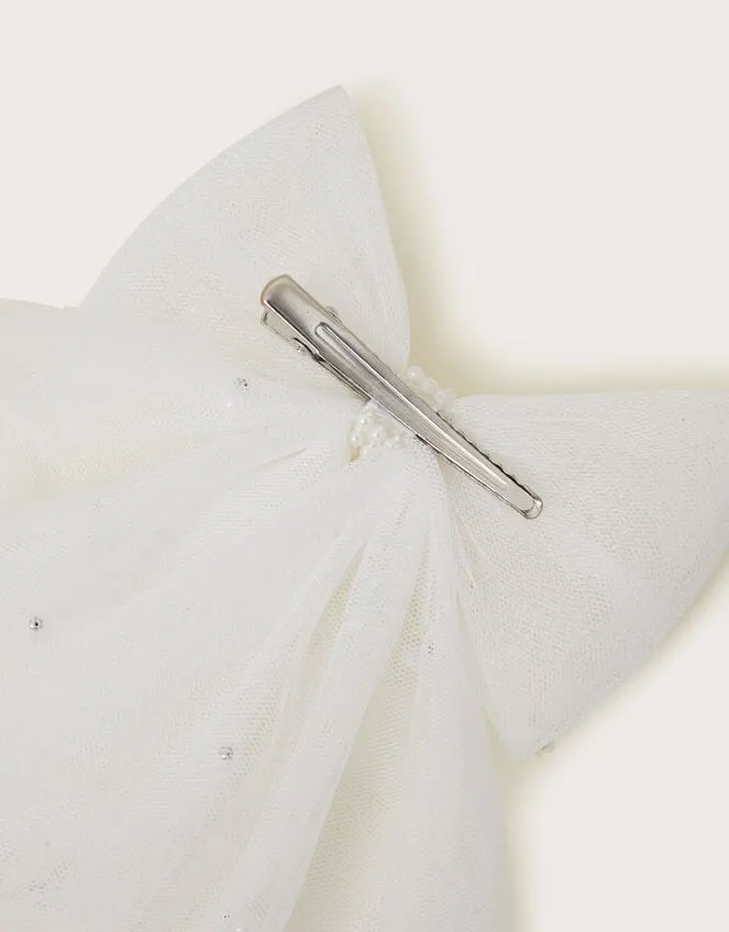 Communion Pearl Hair Bow Children Monsoon Girls039 Hair Accessories