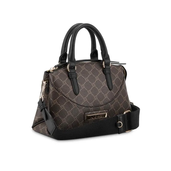 Cora Mini Satchel Crossbody Brownblack WomenMen Nine West Crossbody