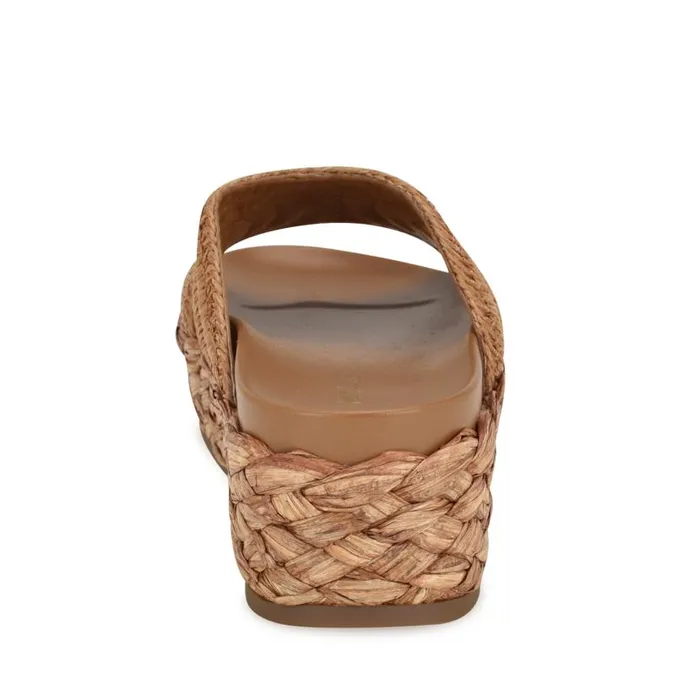 Corel Flatform Sandals Brown Women Nine West Sandals
