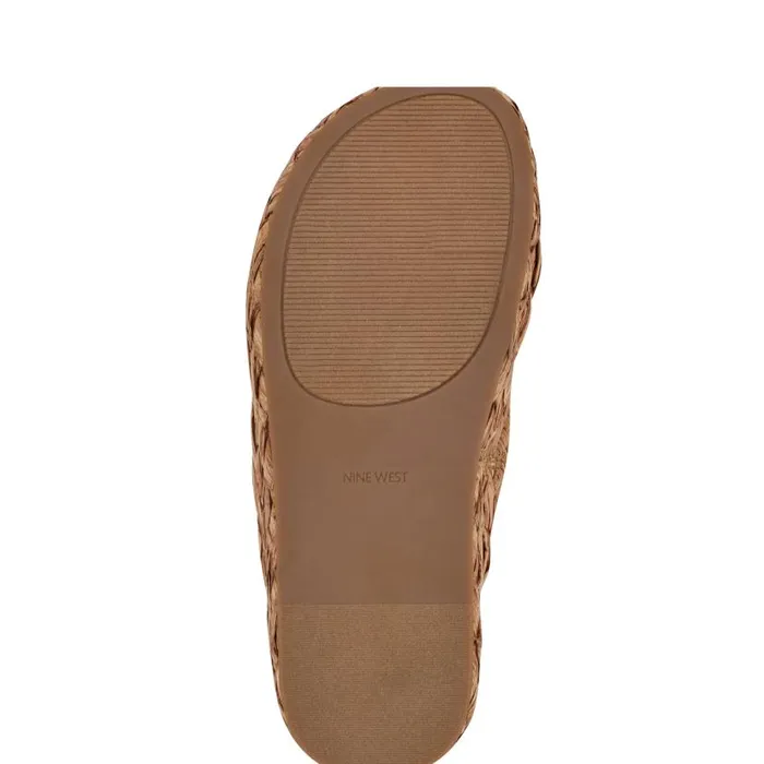 Corel Flatform Sandals Brown Women Nine West Sandals