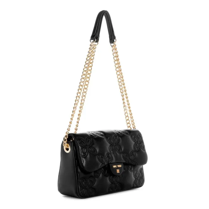 Cosette Flap Convertible Crossbody Black WomenMen Nine West Crossbody