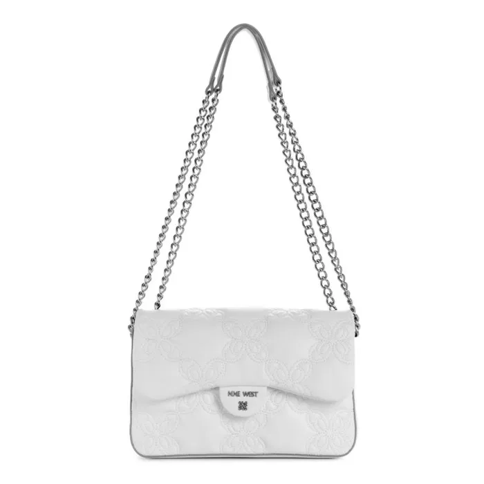 Cosette Flap Convertible Crossbody White WomenMen Nine West New Handbags