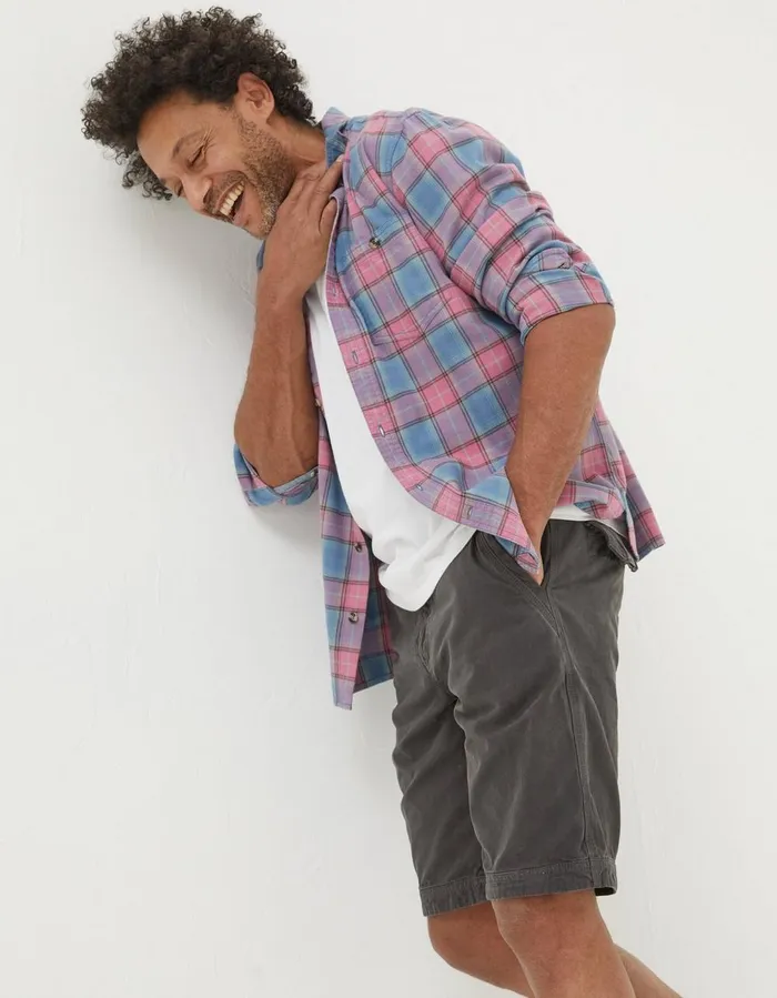 Cove Chino Shorts Dark Grey Men FatFace Shorts