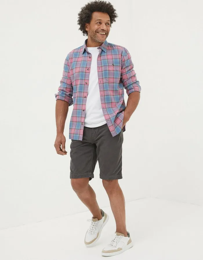 Cove Chino Shorts Dark Grey Men FatFace Shorts