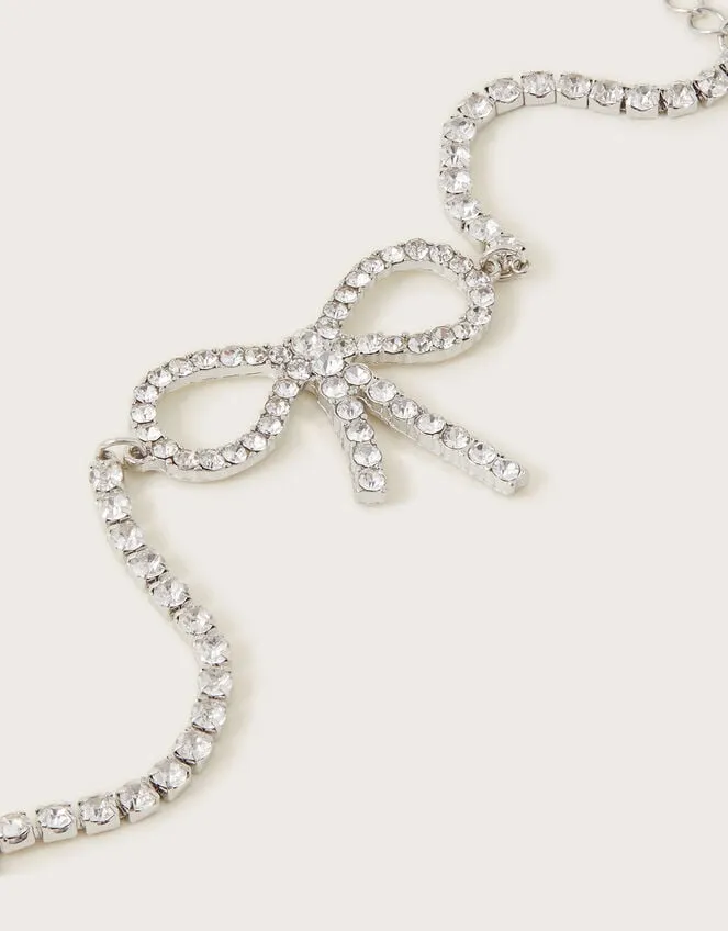 Crystal Bow Bracelet Women Monsoon Jewellery and Hair